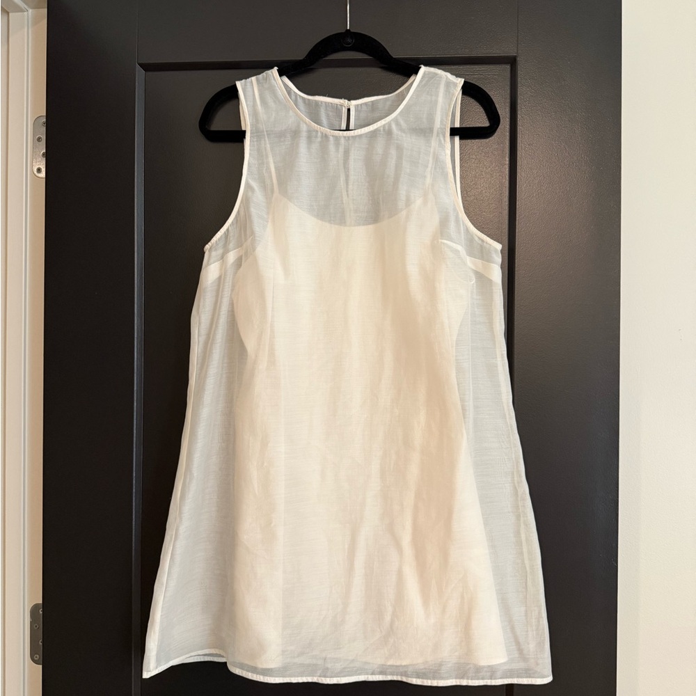 A New Day Ivory Sleeveless Dress